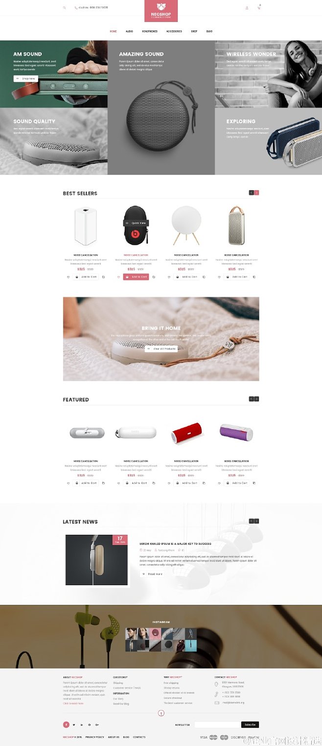 一組3C數(shù)碼產(chǎn)品電商官網(wǎng)設計參考